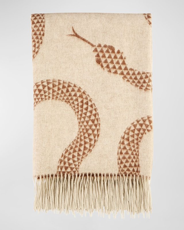 Edna Merino Wool Throw, 50" x 70"